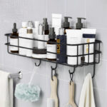 Iron Bathroom Hanging Shelf Wall Mounted