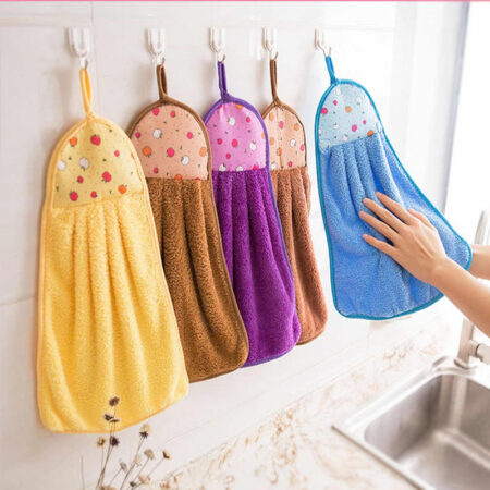 Hanging Soft Hand Wipe Towel-Pack Of 2