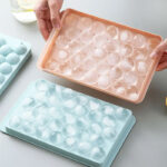 Ball shape Ice Tray With Lid