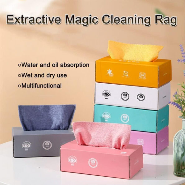 20 Piece Microfiber Tissue Cleaning Cloth Box Set