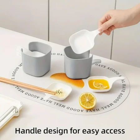 Snack Serving Plates with Storage Holder 6 Pc Set