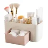 Mini Cosmetic Organizer with Drawer Desktop Makeup Storage Box