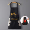 Waterproof Kitchen Chef Apron with Pockets for Cooking and Baking