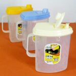 1 Ltr Plastic Oil Jug With Lid & Handle