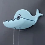 Little Whale Shapes Soap Dish Wall Mounted