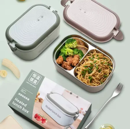 Portable Electric Lunch Box and Food Warmer for Office and Car