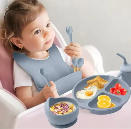 6pcs-silicone-baby-feeding-set-suction-bowl