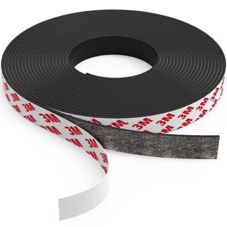 Self-Adhesive Flexible Magnetic Tape Roll for DIY Organization