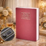 Luxury Book Style Secret Safe Box with 3 Digit Combination Lock