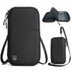 Multi-Function Passport Travel Wallet & Clutch for Travel Documents