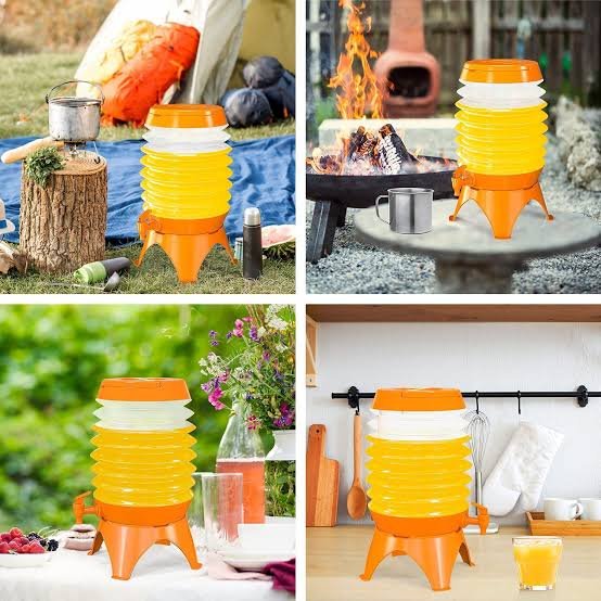 5.5L Collapsible Water Dispenser and Cooler for Outdoor Picnics