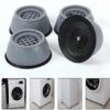 Anti Vibration Washing Machine Foot Pads and Shock Absorber Stand 4 Pcs Set