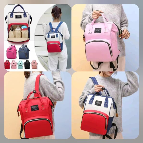 Multi Function Expandable Mummy Diaper Bag Backpack for Baby Travel
