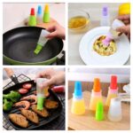 Silicone Oil Brush Bottle Heat Resistant Cooking Dispenser