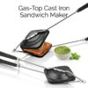 Manual Gas Sandwich Toaster Non Stick Stovetop Maker
