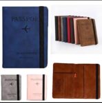 Travel Passport Holder Pouch Waterproof Document Organizer