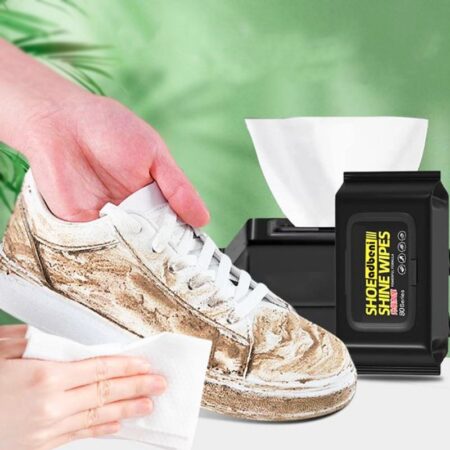 Quick Shoe Cleaning Wipes Pack of 80 for Sneakers and Leather