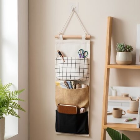 Multi Pocket Wall Hanging Storage Organizer Over The Door Pouch
