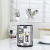 Stainless Steel Countertop Utensil Holder & Spoon Stand Caddy