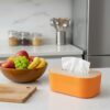Nordic Spring Loaded Tissue Box Countertop Napkin Dispenser