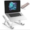 Adjustable Aluminum Laptop Stand Portable Ergonomic Riser