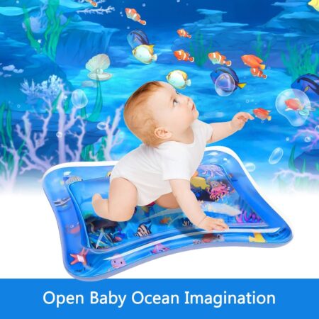 Baby Inflatable Water Play Mat Ocean Tummy Time Sensory Toy