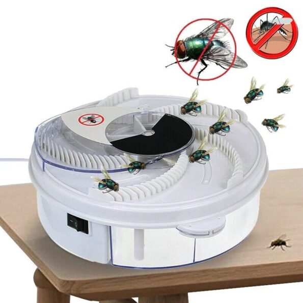 Electric Rotating Fly Trap Automatic Bug and Mosquito Catcher