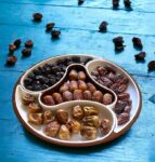 Multi Compartment Dry Fruit and Snack Serving Tray Clear Platter