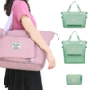 Foldable and Expandable Travel Duffel Bag with Pouch